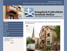 Tablet Screenshot of baptisten-meissen.de